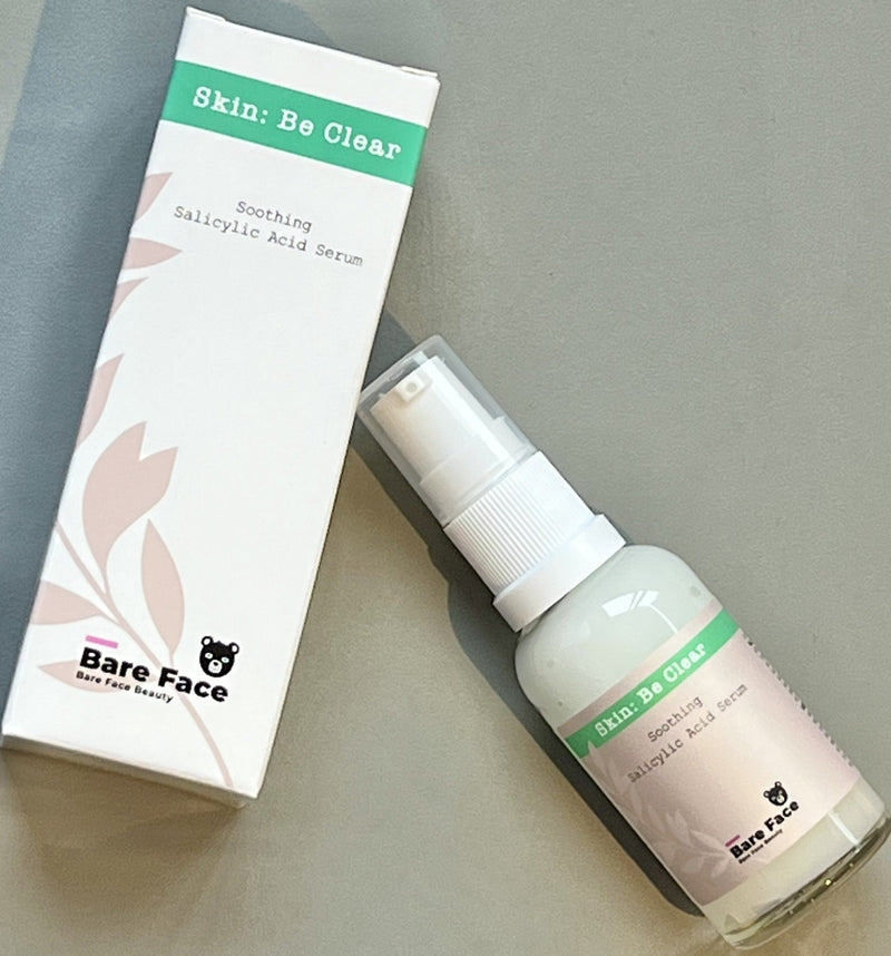 Introducing Bare Face's flagship OWN product: Skin: Be Clear - Soothing Salicylic Serum 30ml - Bare Face Beauty