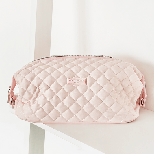 Coconut Lane Magic Lifestyle Pouch - Quilted Marshmallow Pink - Bare Face Beauty