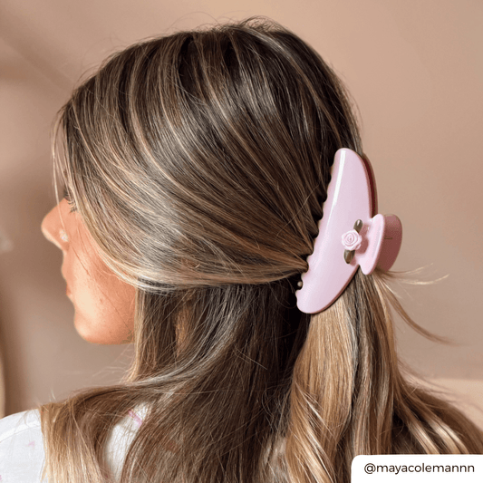 Coconut Lane Pretty in Pointelle Claw Clip - Bare Face Beauty