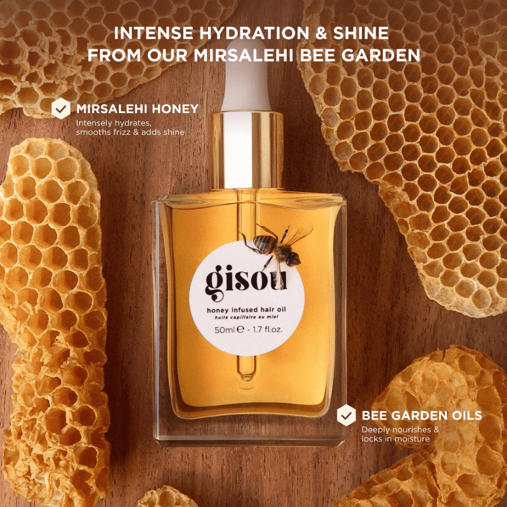GISOU Honey Infused Hair Oil Mini 20ml - Bare Face Beauty