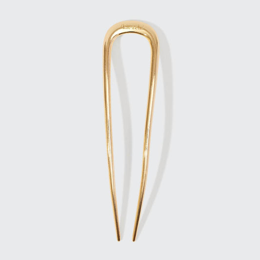 Kitsch Metal French Hair Pin - Gold - Bare Face Beauty