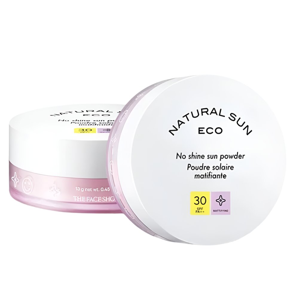 THE FACE SHOP - Natural Sun Eco No Shine Sun Powder SPF30 - Bare Face Beauty