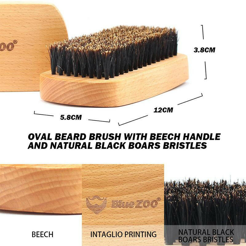 Blue ZOO 100% Natural Organic Beard Grooming Kit - UK Stock - Bare Face Beauty
