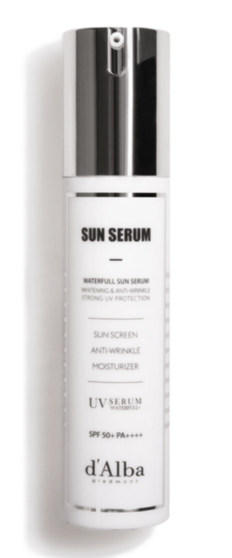 d'Alba PIEDMONT - Waterfull Sun Serum SPF50+ PA++++ 50g - Bare Face Beauty