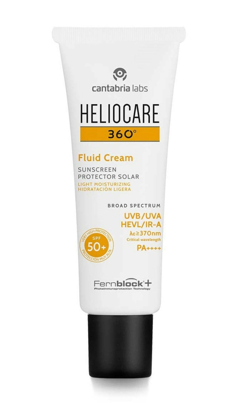 Heliocare 360º Fluid Cream SPF 50+ - Bare Face Beauty
