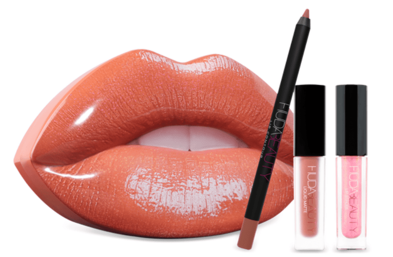 Huda Beauty Contour & Strobe Lip Set - Trendsetter - Bare Face Beauty