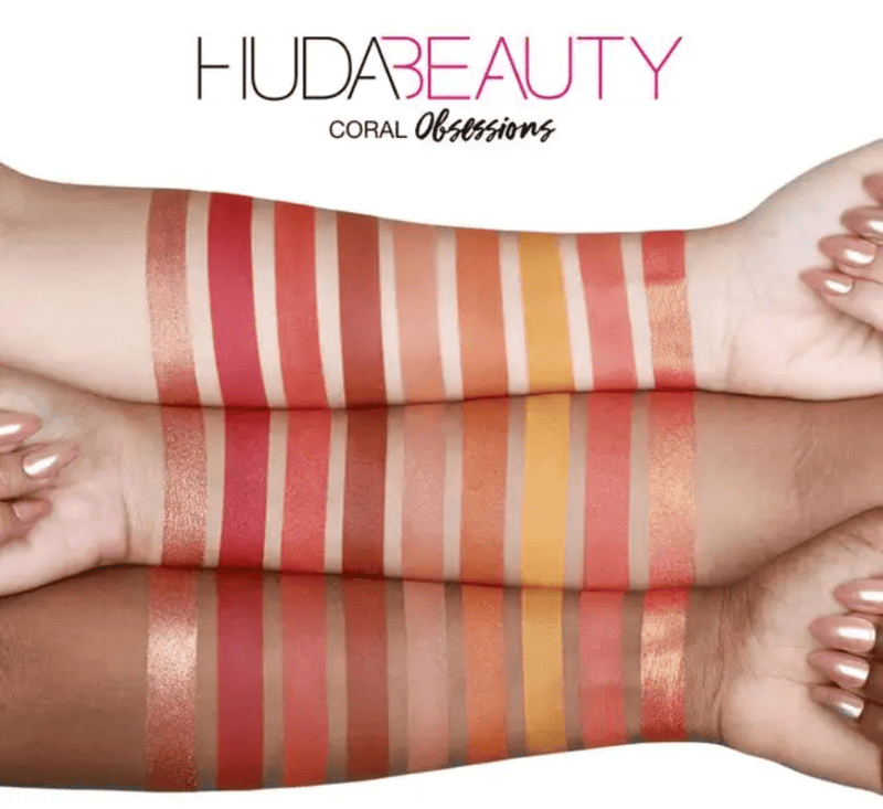 Huda Beauty Coral Obsessions Palette - Bare Face Beauty
