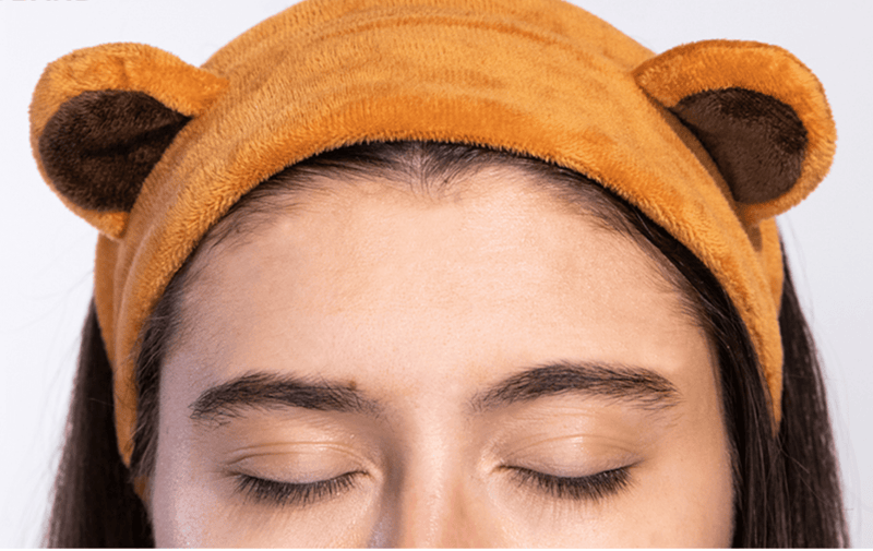 I DEW CARE - Headband - 3 Types - Brown Bear