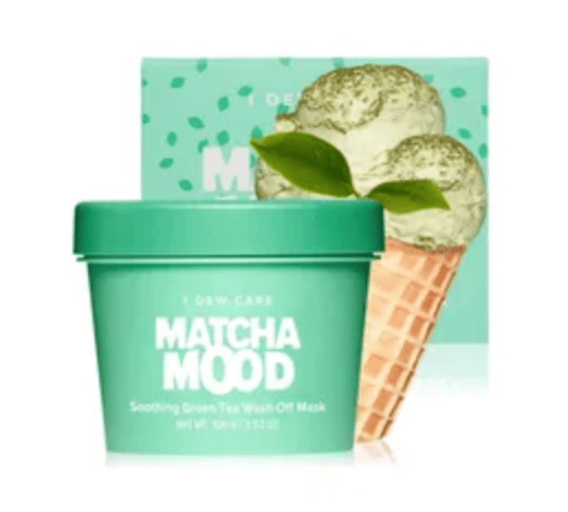 I DEW CARE - Matcha Mood Soothing Green Tea Wash-Off Mask EXP.