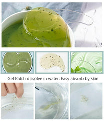 JAYJUN Green Tea / Roselle Hydrogel Eye Gel Patch 60pcs - Bare Face Beauty