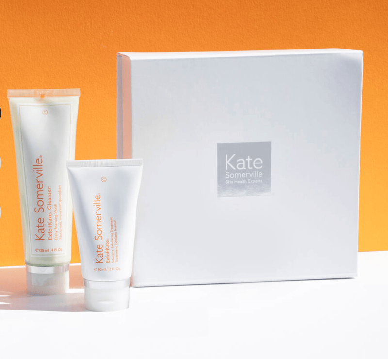 Kate Somerville Glow Up Duo - Exfolikate - 2pc Full Size Set - Bare Face Beauty