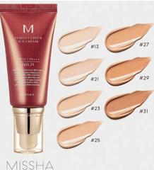 Missha M Perfect Cover BB Cream SPF42 50ml - 2 Colours - Bare Face Beauty