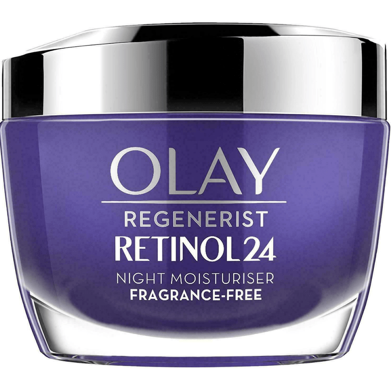 Olay Regenerist Retinol 24 Night Cream - Fragrance Free 50ml - Bare Face Beauty