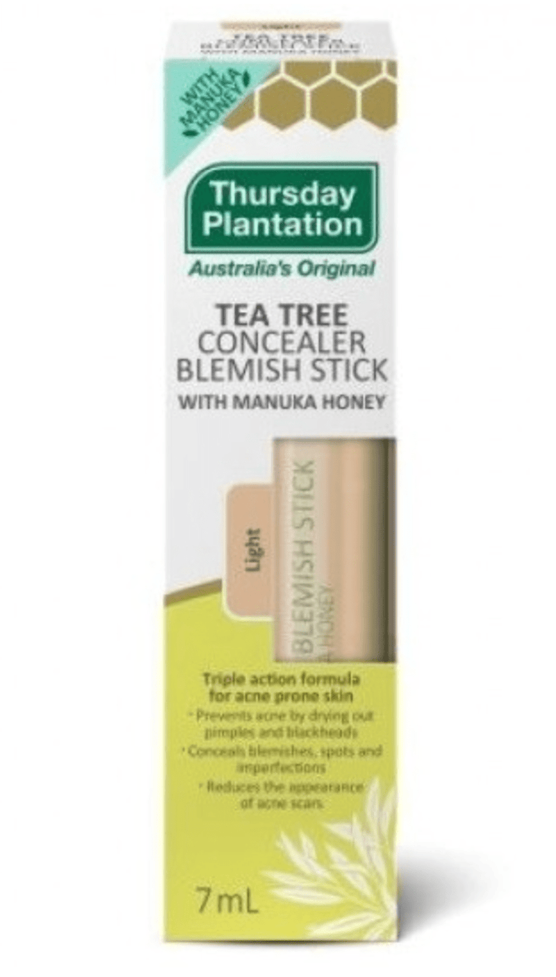Thursday Plantation Tea Tree Concealer Blemish Stick Light 7ml EXP - Bare Face Beauty