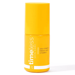 TIMELESS 20% Vitamin C & E Ferulic Acid Serum 30ml (1 fl oz) - New Glass Airless Pump Bottle - Bare Face Beauty
