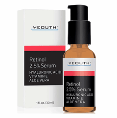 YEOUTH Retinol 2.5% Serum 30ml (1 fl oz) - Bare Face Beauty