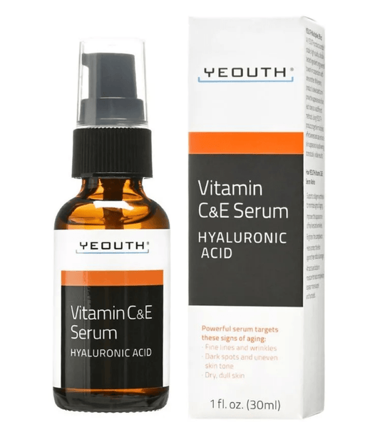 YEOUTH Vitamin C & E Serum 30ml (1 fl oz) - Bare Face Beauty