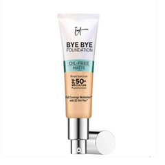 It Cosmetics Bye Bye Foundation Full Coverage Oil Free Matte Moisturizer with SPF 50+ 30ml - Medium