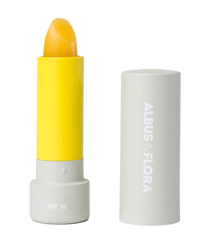 ALBUS & FLORA Lip Shield - Nourishing Lip Balm UVA***|UVB SPF30 4g - Colour Options. - Bare Face Beauty