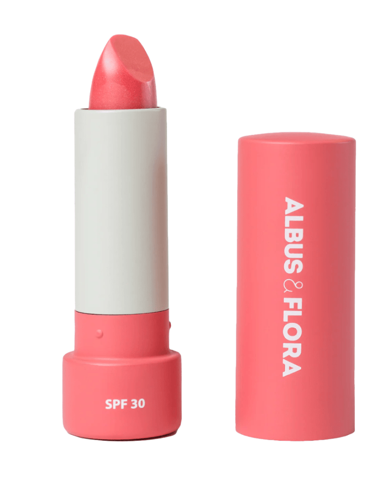 ALBUS & FLORA Lip Shield - Nourishing Lip Balm UVA***|UVB SPF30 4g - Colour Options. - Bare Face Beauty