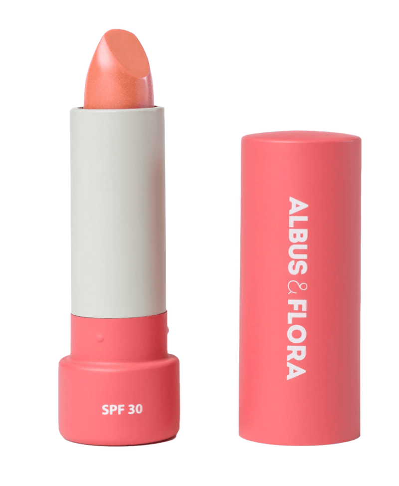 ALBUS & FLORA Lip Shield - Nourishing Lip Balm UVA***|UVB SPF30 4g - Colour Options. - Bare Face Beauty