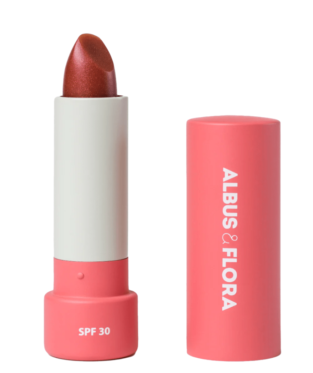 ALBUS & FLORA Lip Shield - Nourishing Lip Balm UVA***|UVB SPF30 4g - Colour Options. - Bare Face Beauty