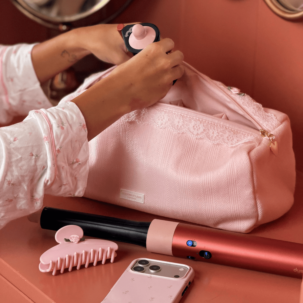 Coconut Lane Hair Tool Bag - Pretty in Pointelle - Bare Face Beauty