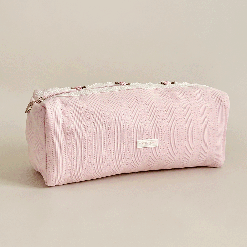 Coconut Lane Hair Tool Bag - Pretty in Pointelle - Bare Face Beauty