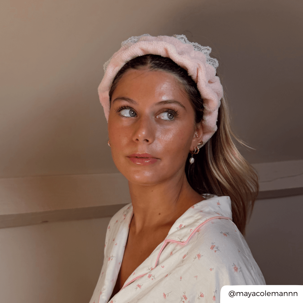 Coconut Lane Headband & Wristband Set - Pretty in Pointelle - Bare Face Beauty