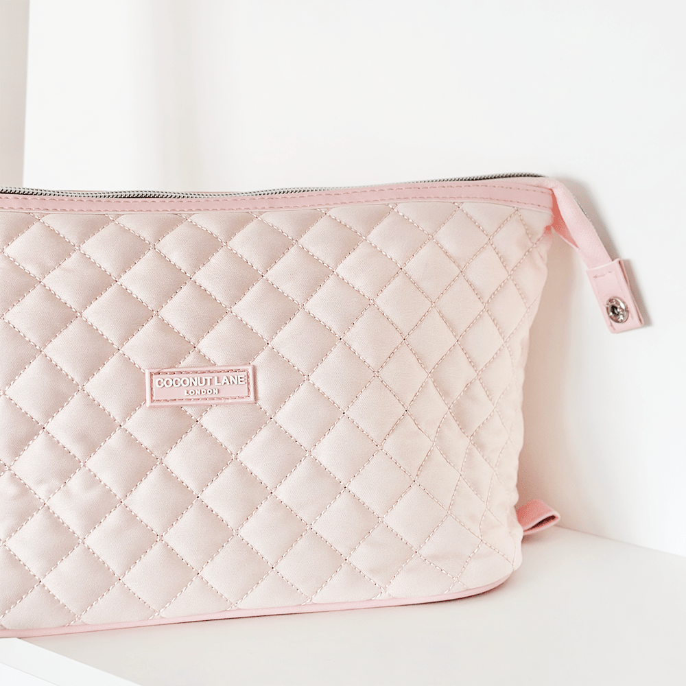 Coconut Lane Magic Lifestyle Pouch - Quilted Marshmallow Pink - Bare Face Beauty