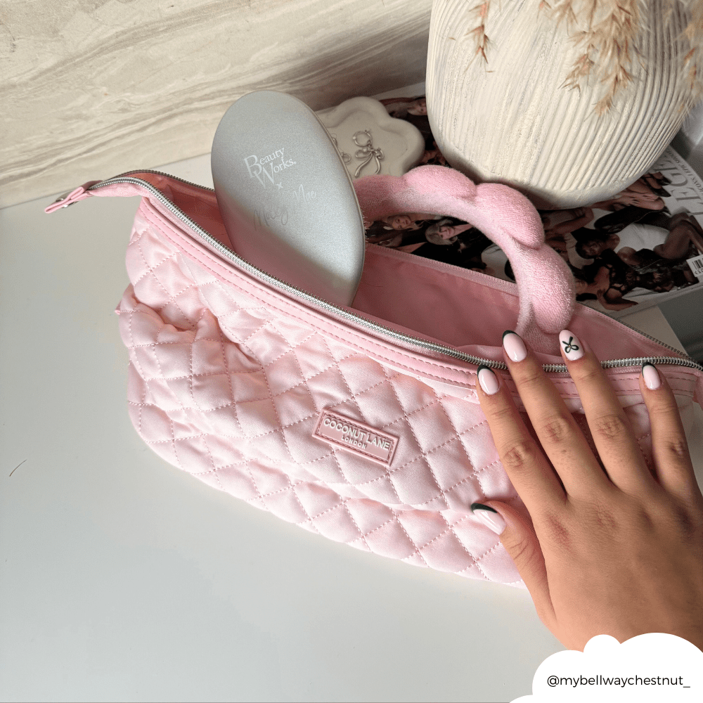 Coconut Lane Magic Lifestyle Pouch - Quilted Marshmallow Pink - Bare Face Beauty