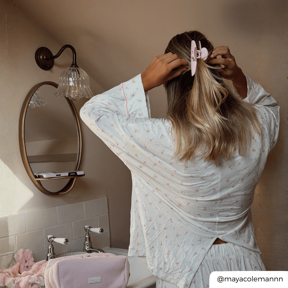 Coconut Lane Pretty in Pointelle Claw Clip - Bare Face Beauty