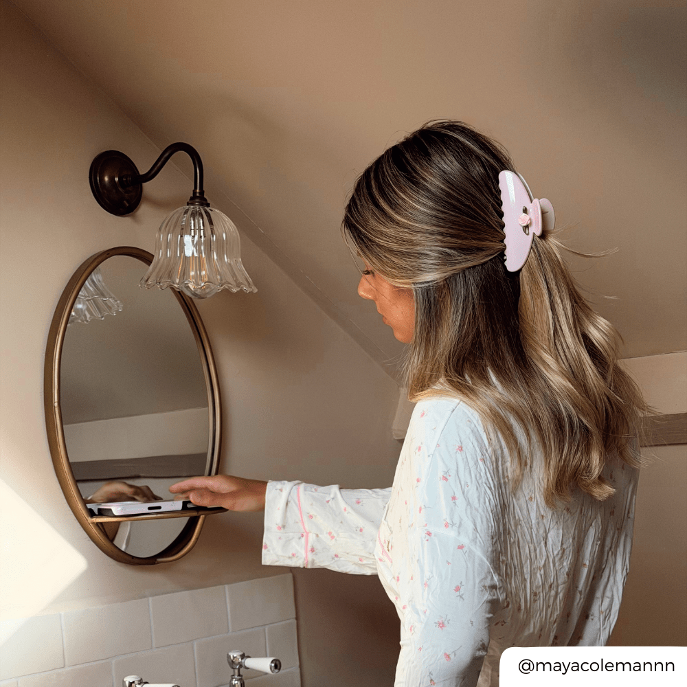 Coconut Lane Pretty in Pointelle Claw Clip - Bare Face Beauty
