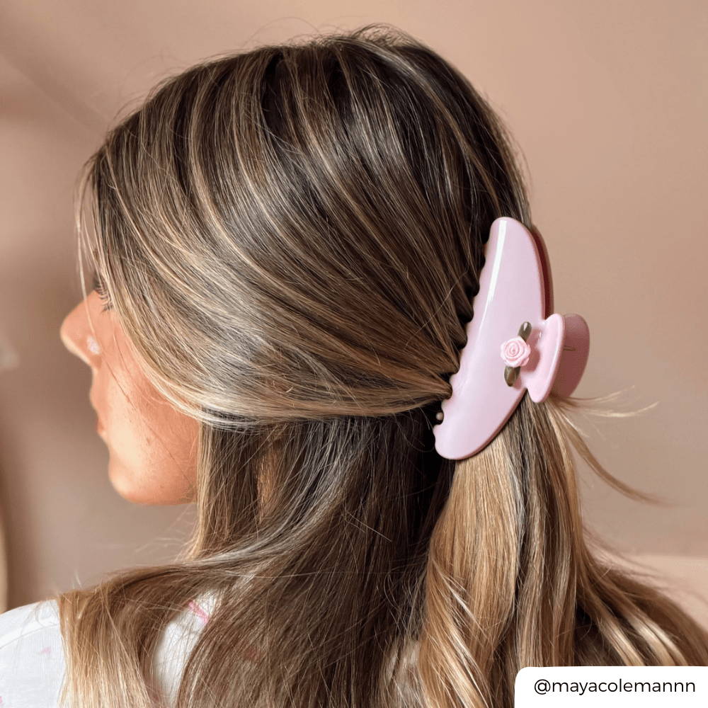 Coconut Lane Pretty in Pointelle Claw Clip - Bare Face Beauty