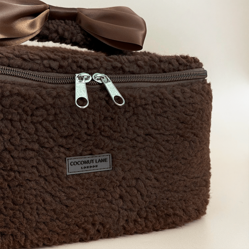 Coconut Lane Travel Vanity Case - Chocolate Teddy - Bare Face Beauty