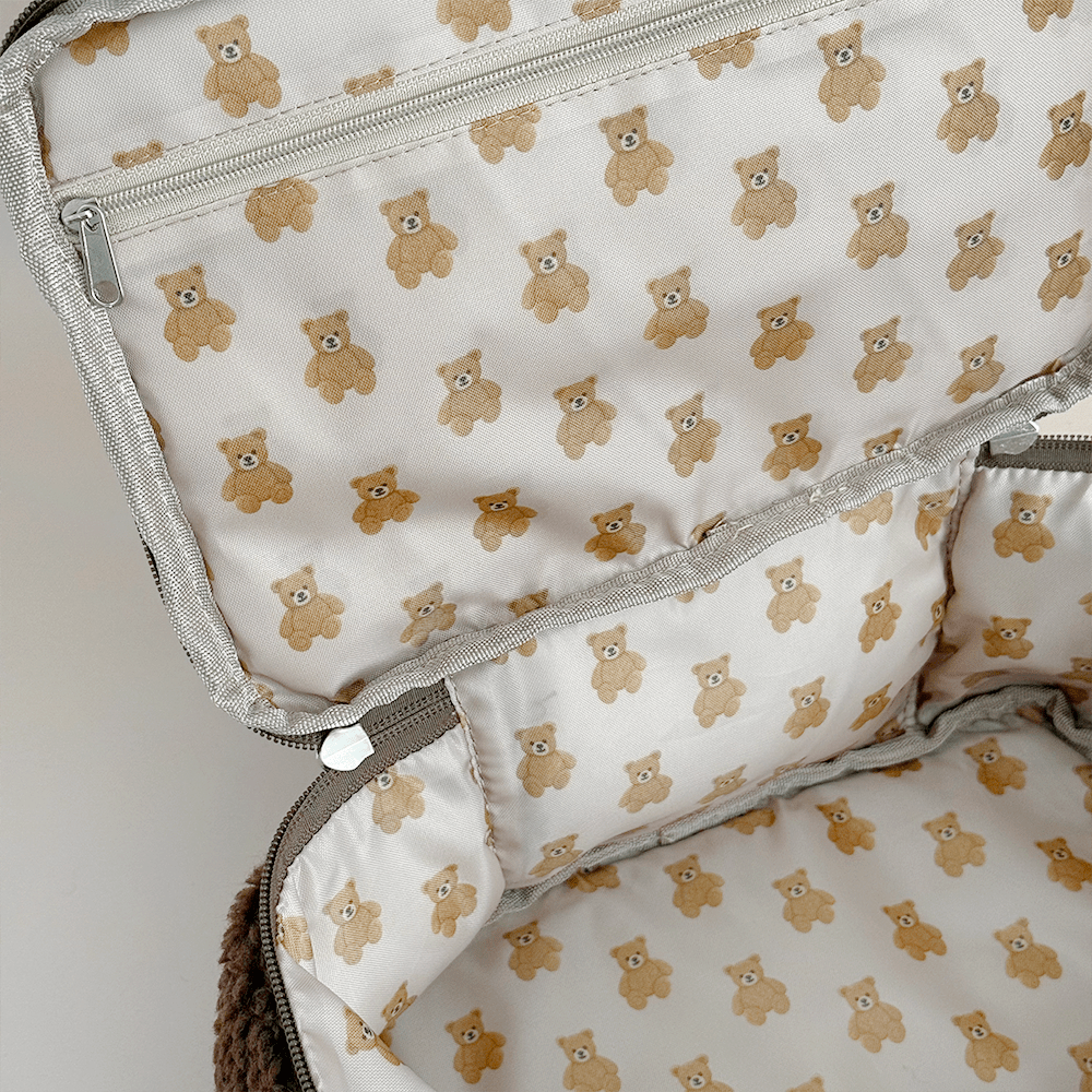 Coconut Lane Travel Vanity Case - Chocolate Teddy - Bare Face Beauty