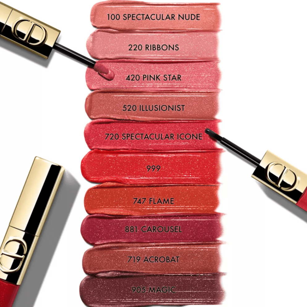 DIOR Rouge Dior Limited Edition Sequin Liquid Duo - Limited Edition 999 - Bare Face Beauty