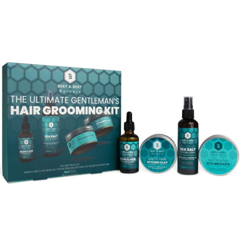 Face Facts Bert & Bert The Ultimate Gentleman's Hair Grooming Gift Set - Bare Face Beauty