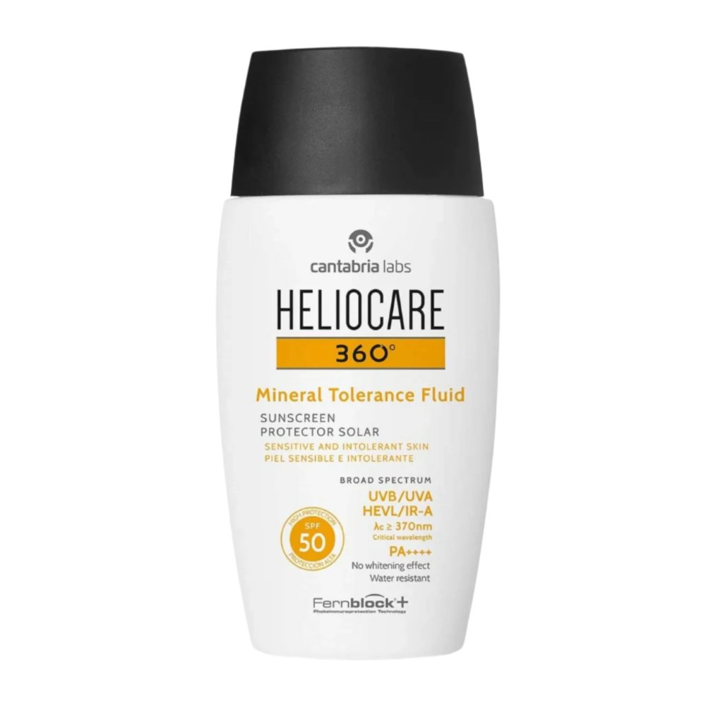 Heliocare 360º Mineral Tolerance Fluid SPF 50 - Bare Face Beauty