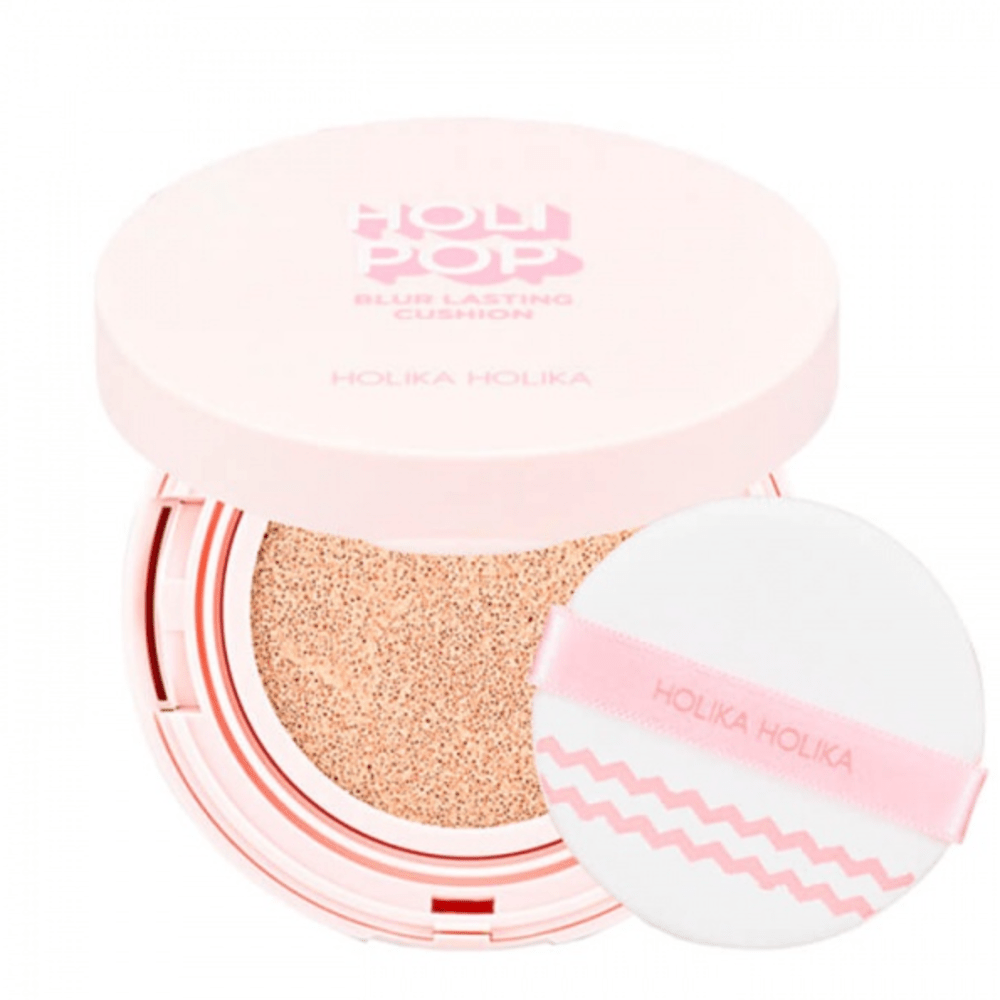 HOLIKA HOLIKA - Holi Pop Blur Lasting Cushion SPF50+ PA+++ (3 Colors) - Bare Face Beauty