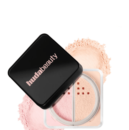 Huda Beauty Easy Bake Loose Powder Duo 13g - Cherry Peach - Bare Face Beauty