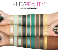 Huda Beauty Emerald Obsessions Palette - Bare Face Beauty