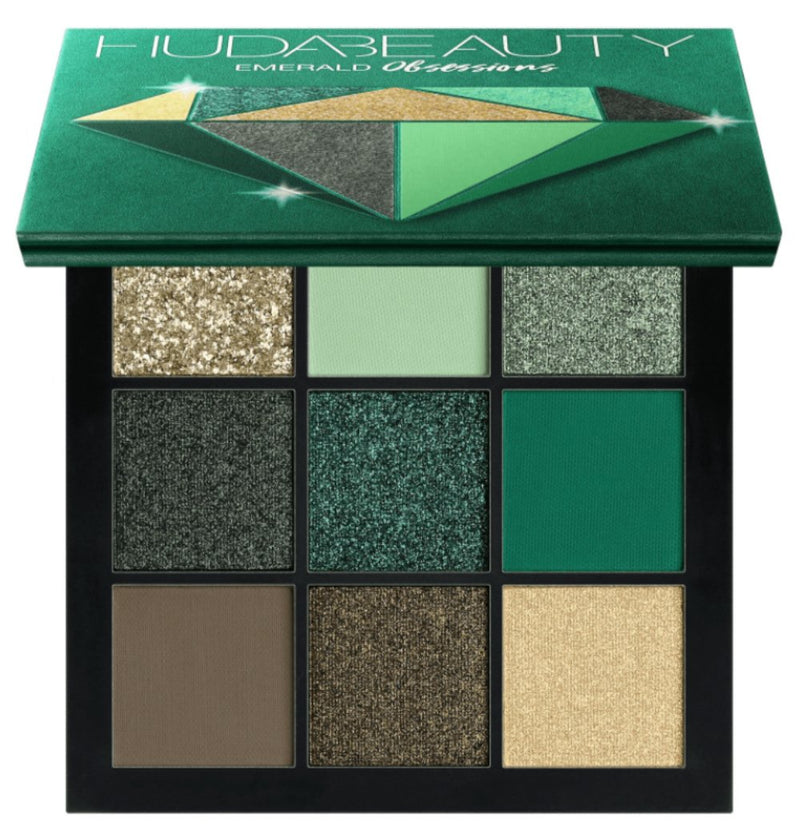 Huda Beauty Emerald Obsessions Palette - Bare Face Beauty