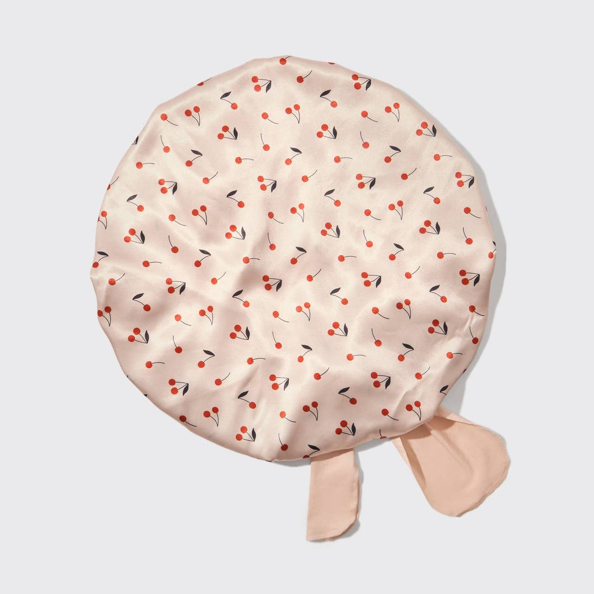 Kitsch Adjustable Oversized Satin Bonnet - Cherry Print - Bare Face Beauty
