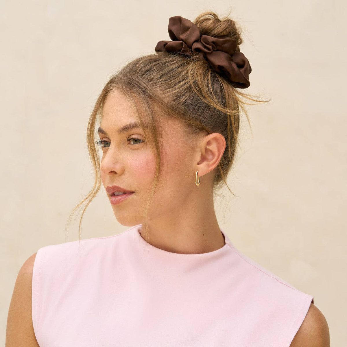 Kitsch Black & Chocolate Oversized Scrunchies - Bare Face Beauty