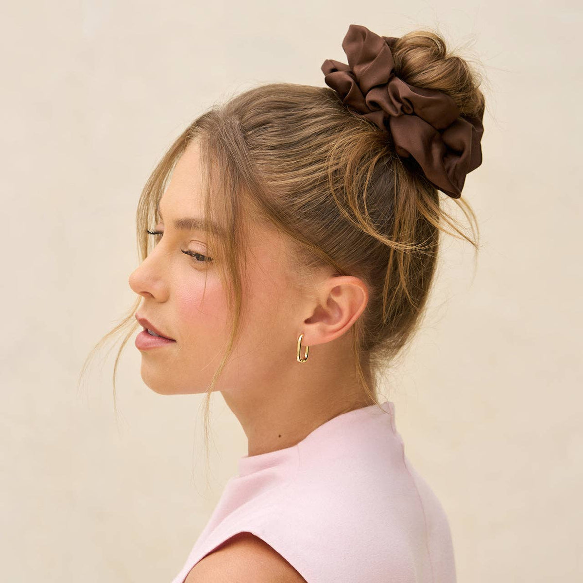 Kitsch Black & Chocolate Oversized Scrunchies - Bare Face Beauty
