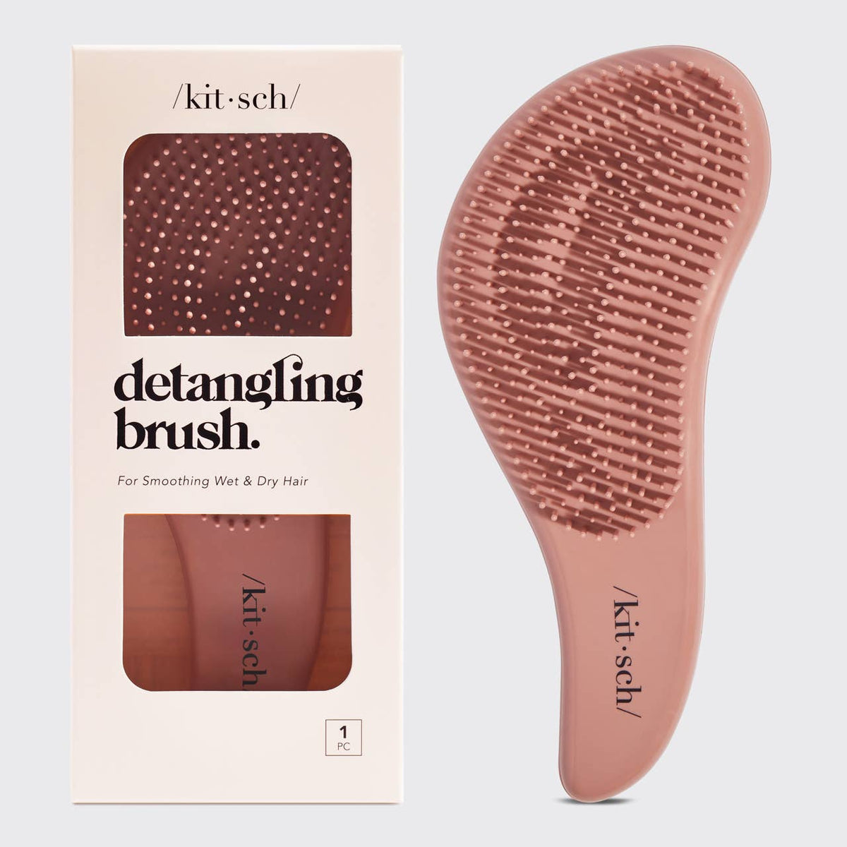 Kitsch Detangling Brush - Terracotta - Bare Face Beauty