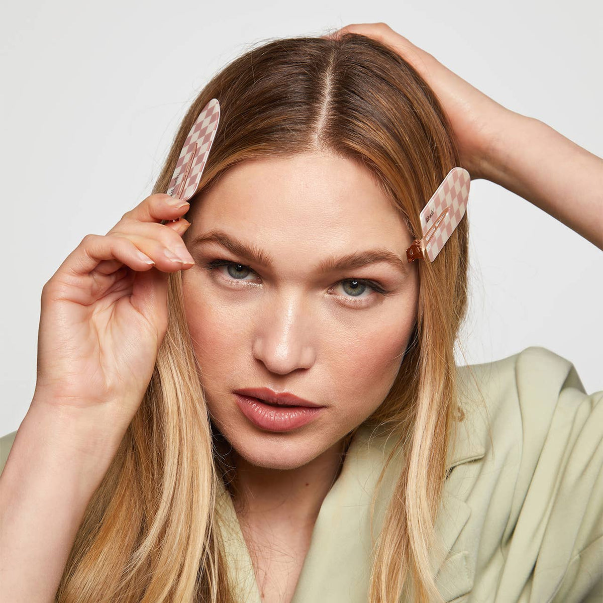 Kitsch Recycled Plastic XL Creaseless Clips 2pc Set -Terracotta - Bare Face Beauty