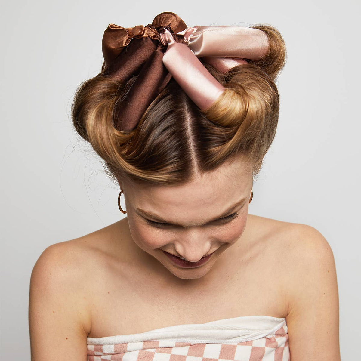 Kitsch Satin Jumbo Flexi Rods 4pc Set- Rosewood - Bare Face Beauty