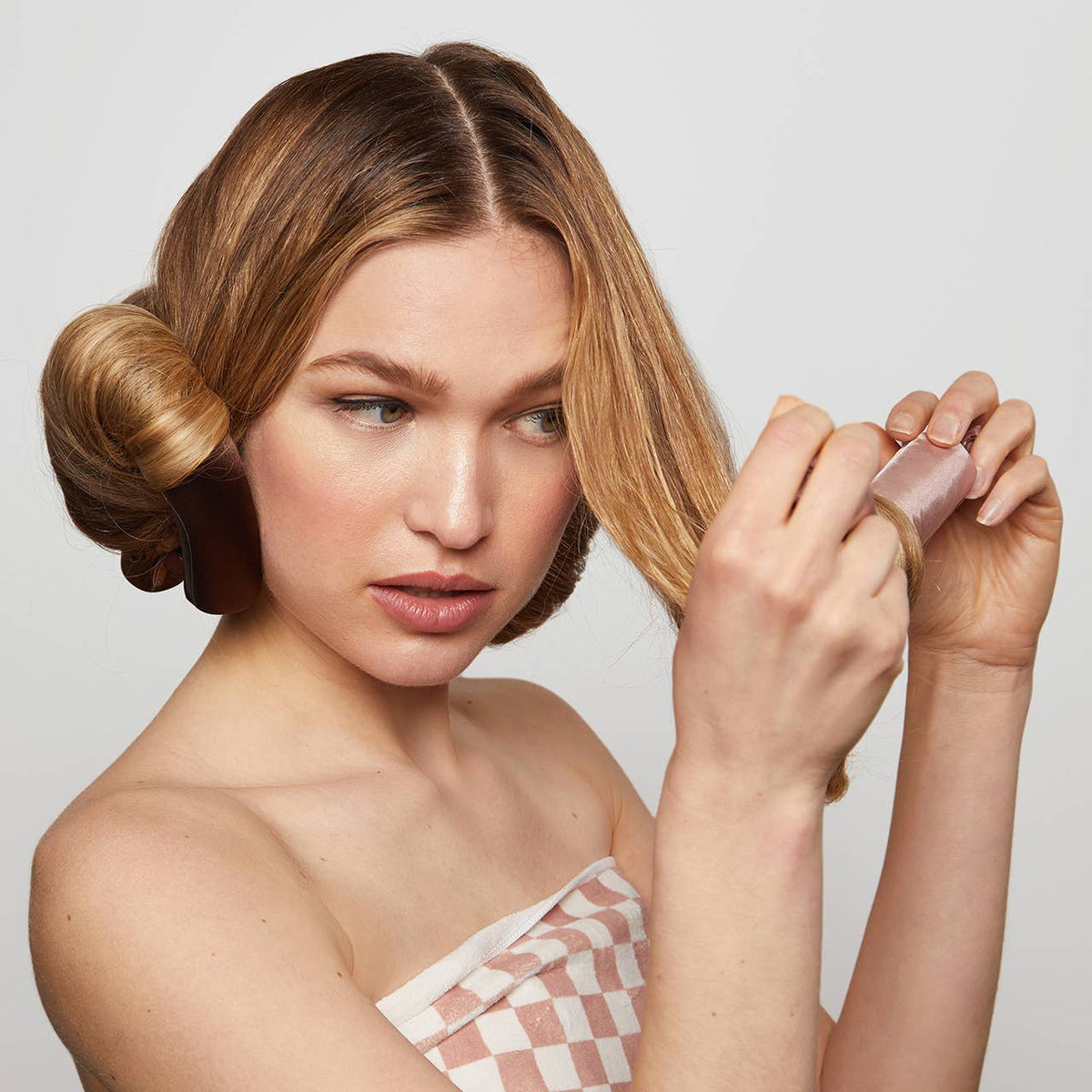 Kitsch Satin Jumbo Flexi Rods 4pc Set- Rosewood - Bare Face Beauty